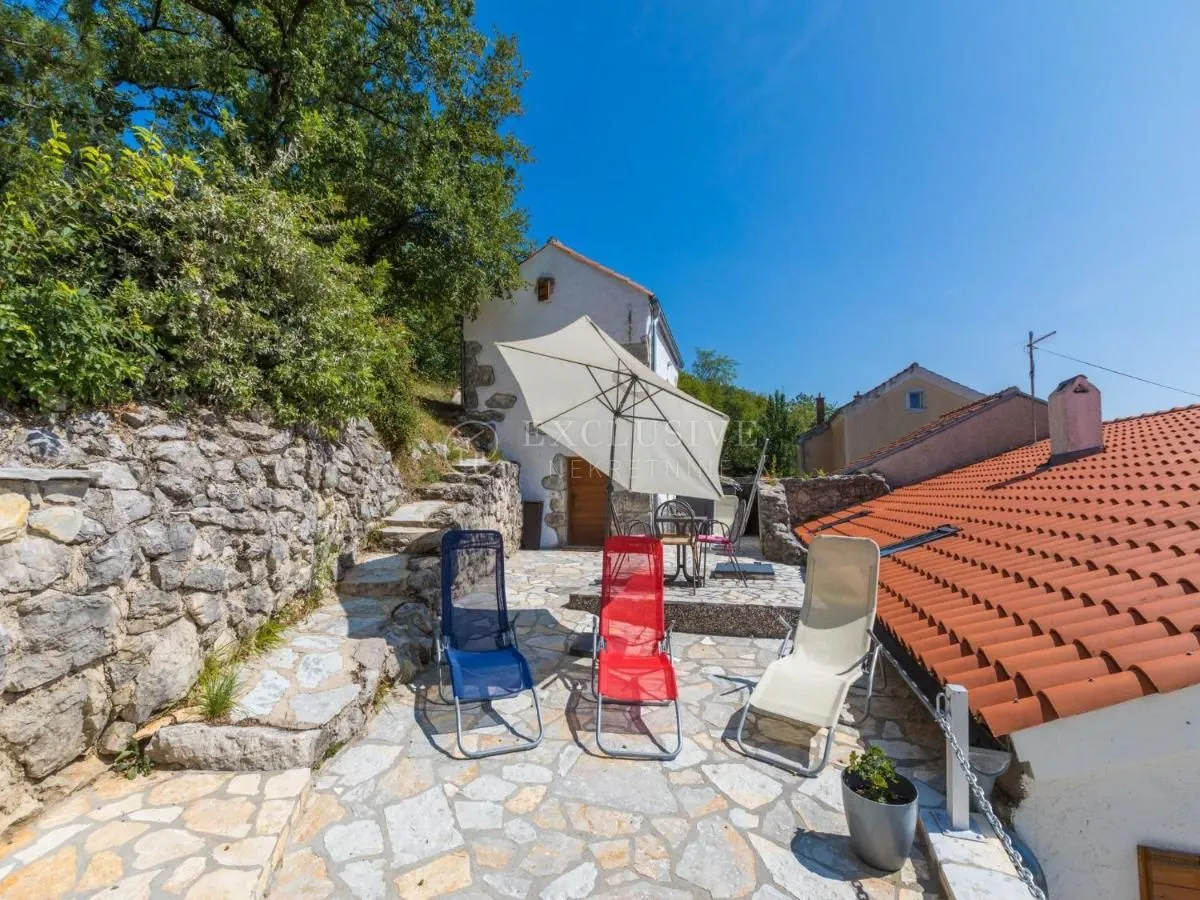 crikvenica, zaleđe - dvije kamene kuće s bazenom - slika 41