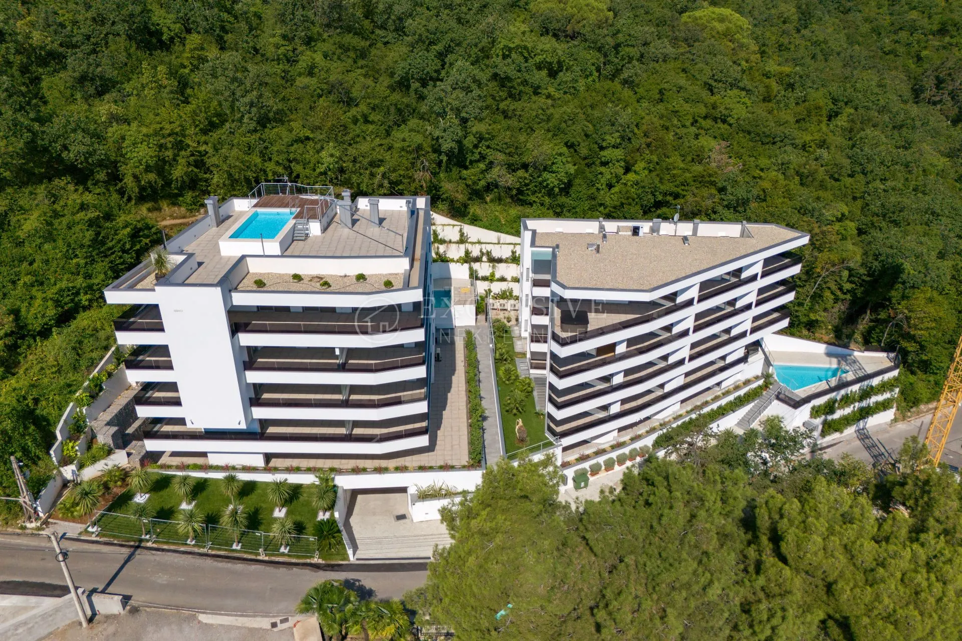 opatija, centar, novogradnja s pogledom na more, bazen, garaža - slika 24