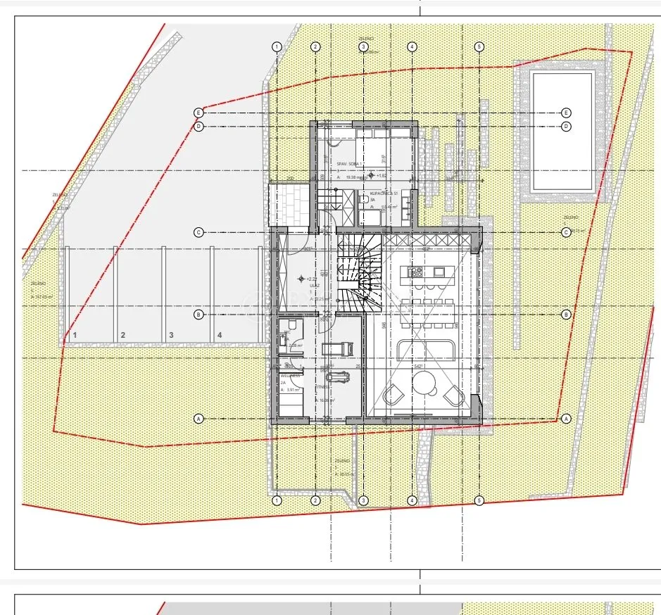 opatija- teren 938 m2 s građevinskom dozvolom za vilu, top lokacija - slika 8