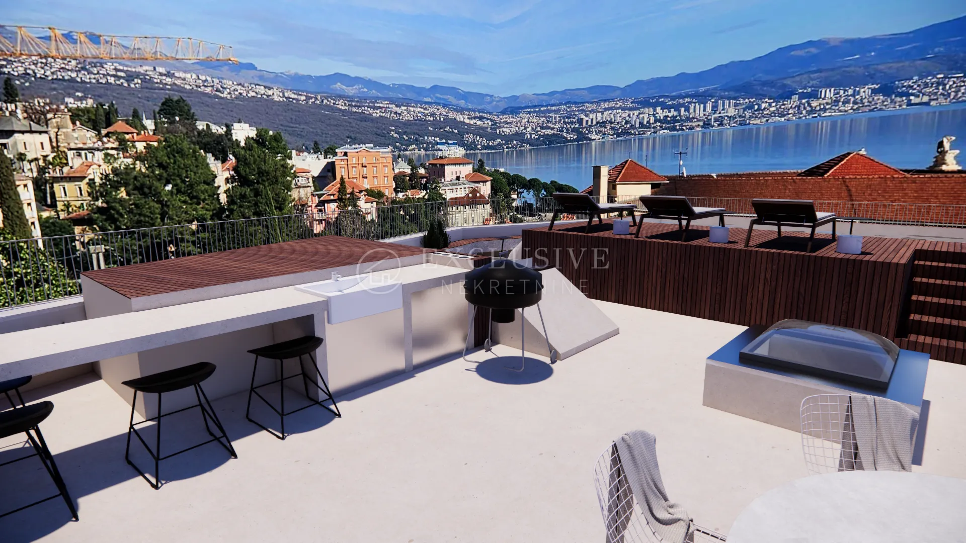 opatija fantastičan penthouse u novogradnji s bazenom - slika 18