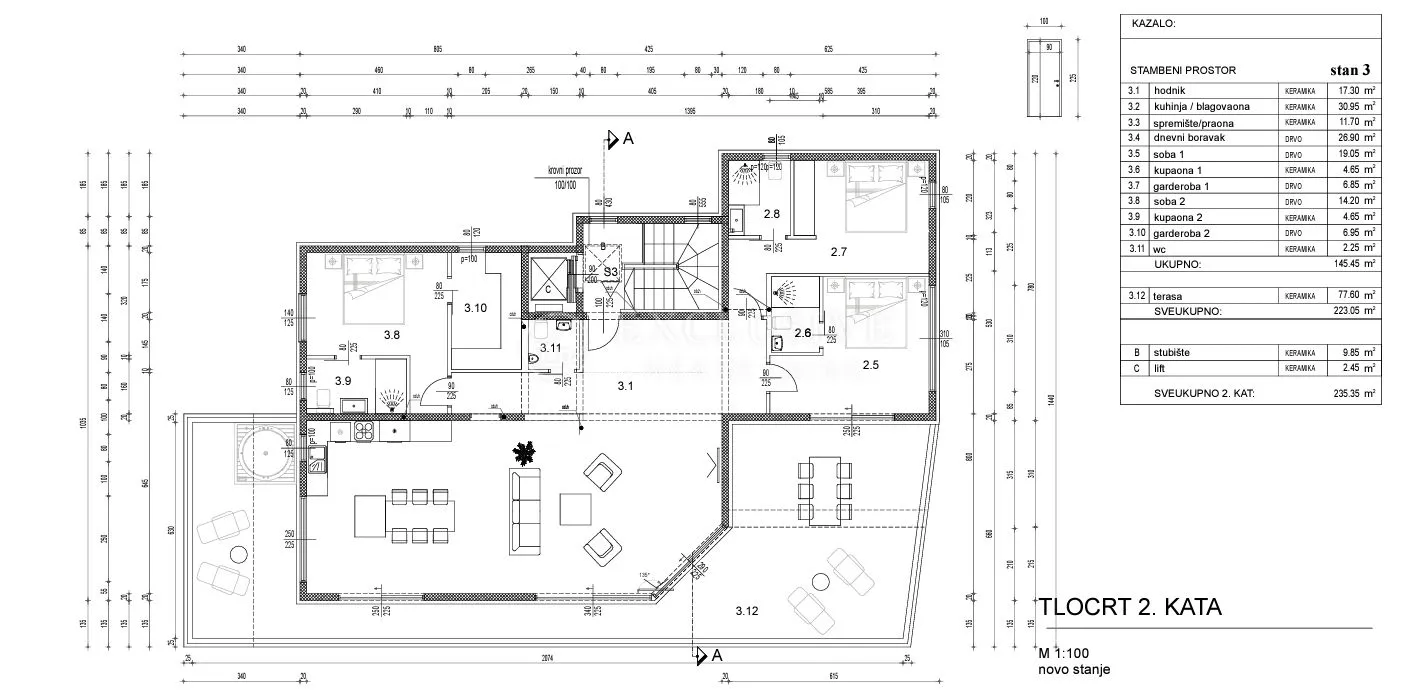 opatija centar - moderna novogradnja - luksuzni penthouse - slika 17