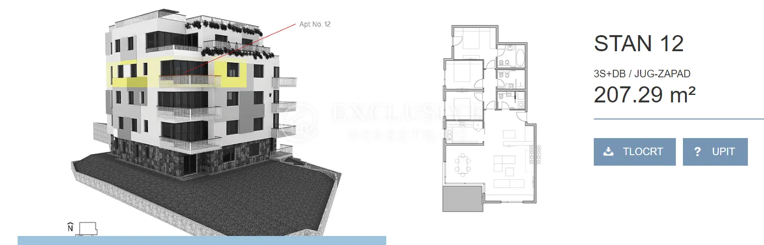 opatija novogradnja strogi centar 3.kat - 200m od mora !! - slika 14