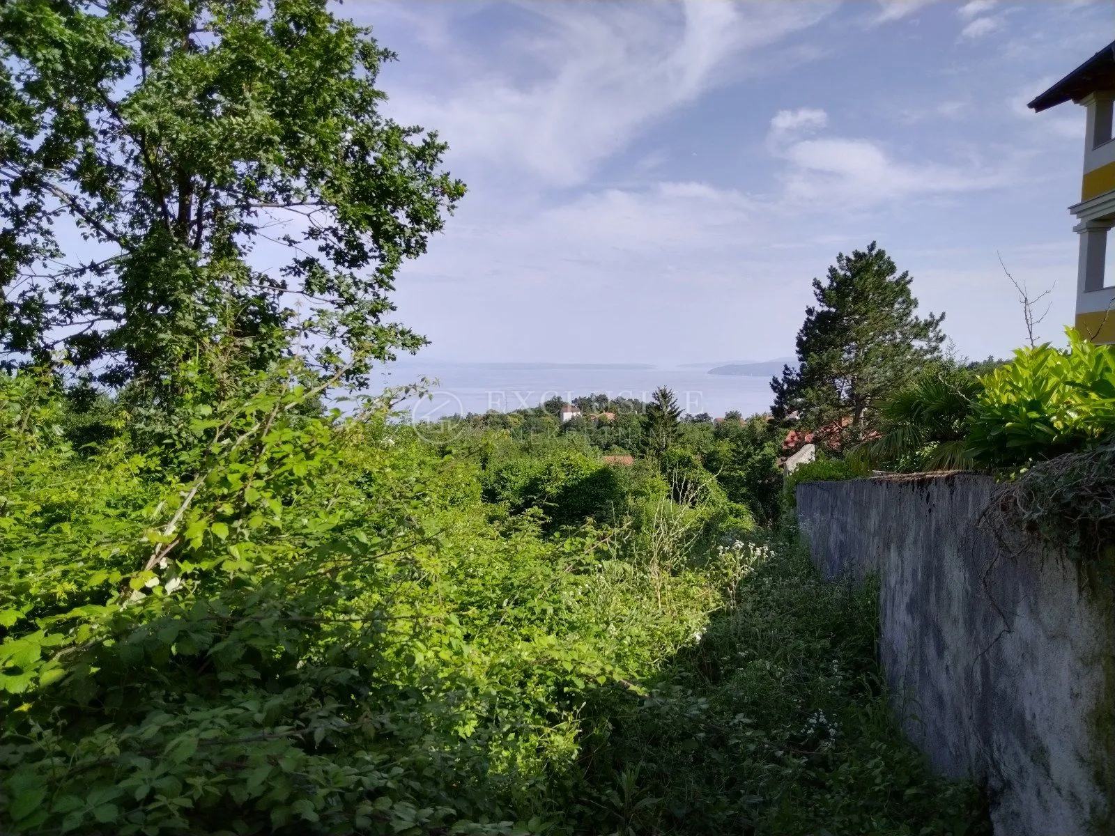 opatija zaleđe - veprinac!!!građevinski teren sa započetom gradnjom - pogled na more!!! - slika 2