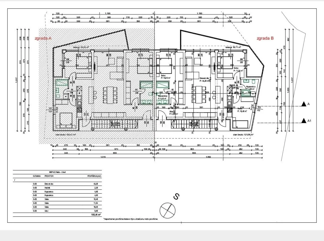 otok krk - penthouse u novogradnji 1. red od mora - slika 12