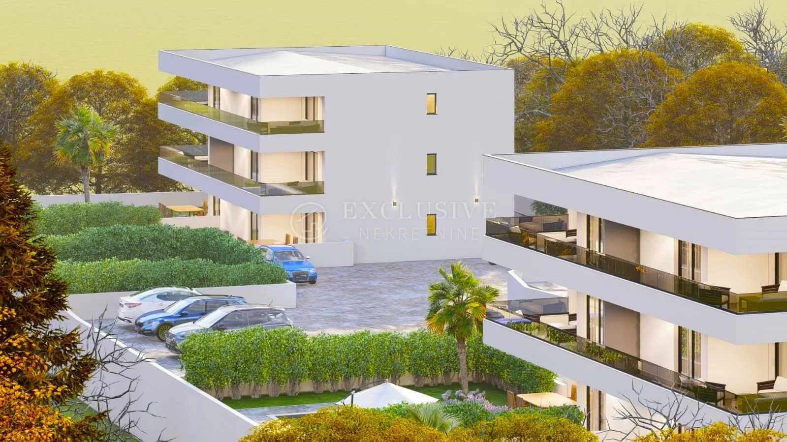 otok krk, malinska - apartman s okućnicom i bazenom, novogradnja! - slika 16