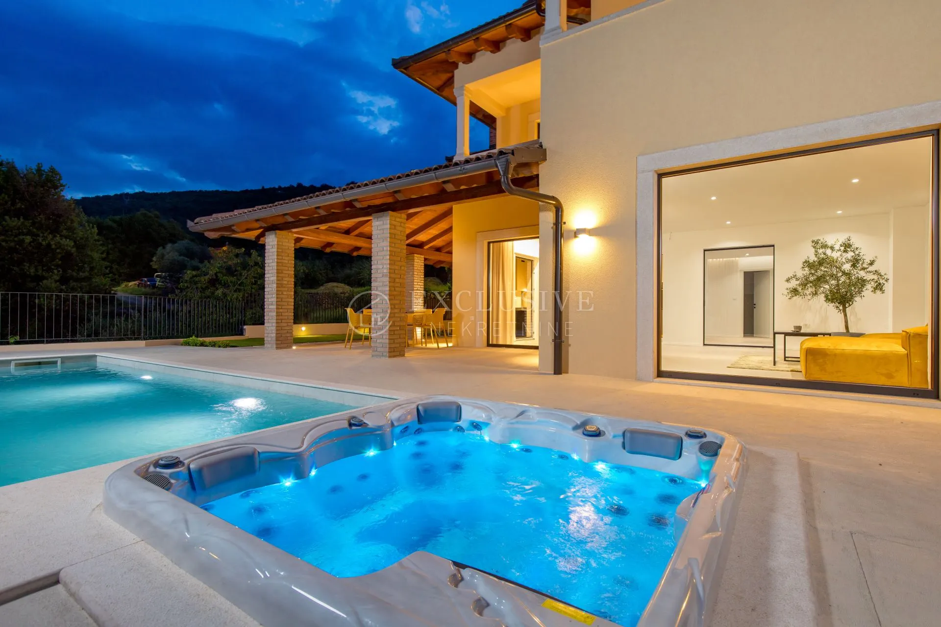 opatija rivijera - novosagrađena mediteranska vila na litici blizu mora - slika 3