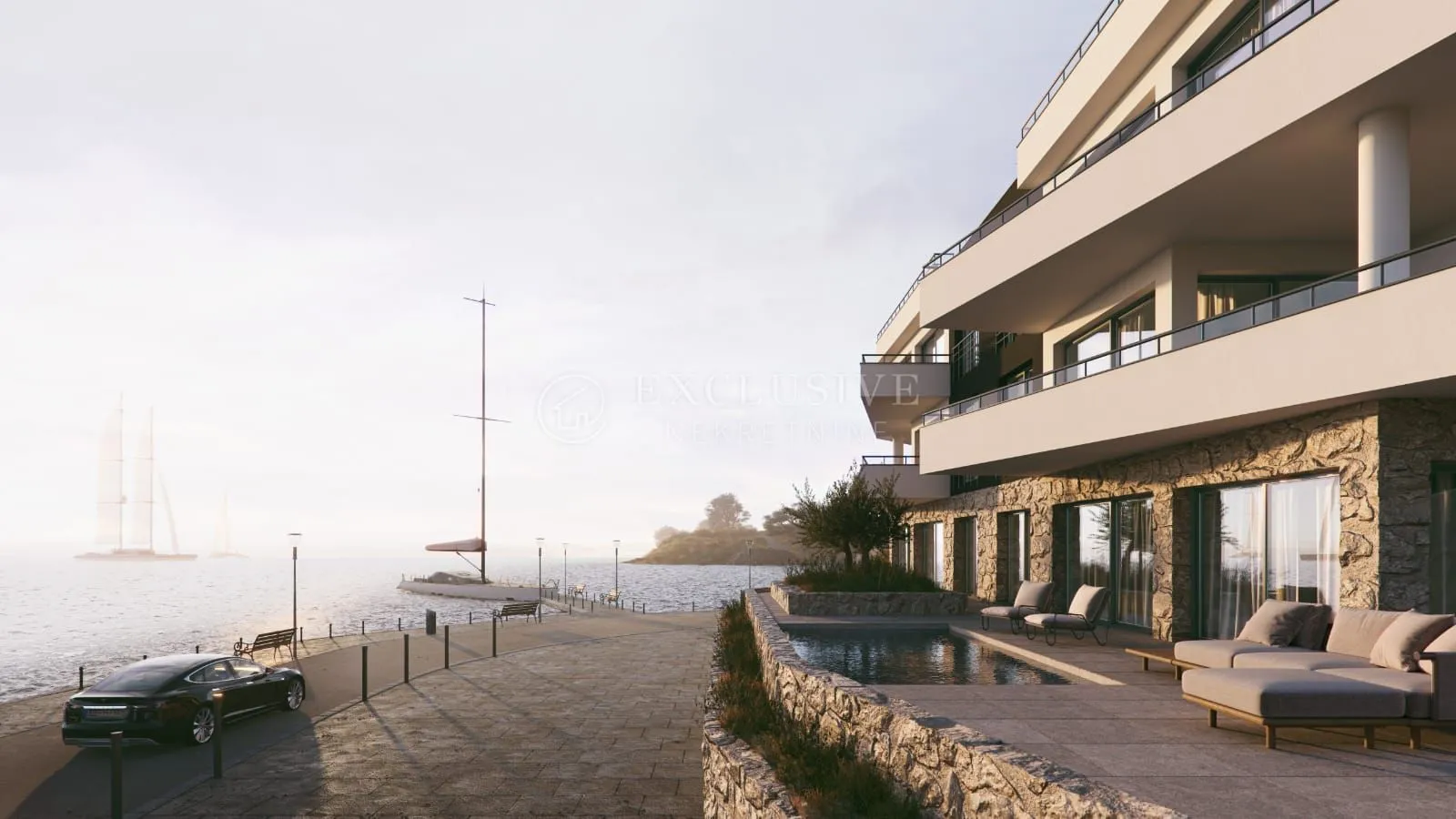 otok krk - penthouse u novogradnji 1. red od mora - slika 6