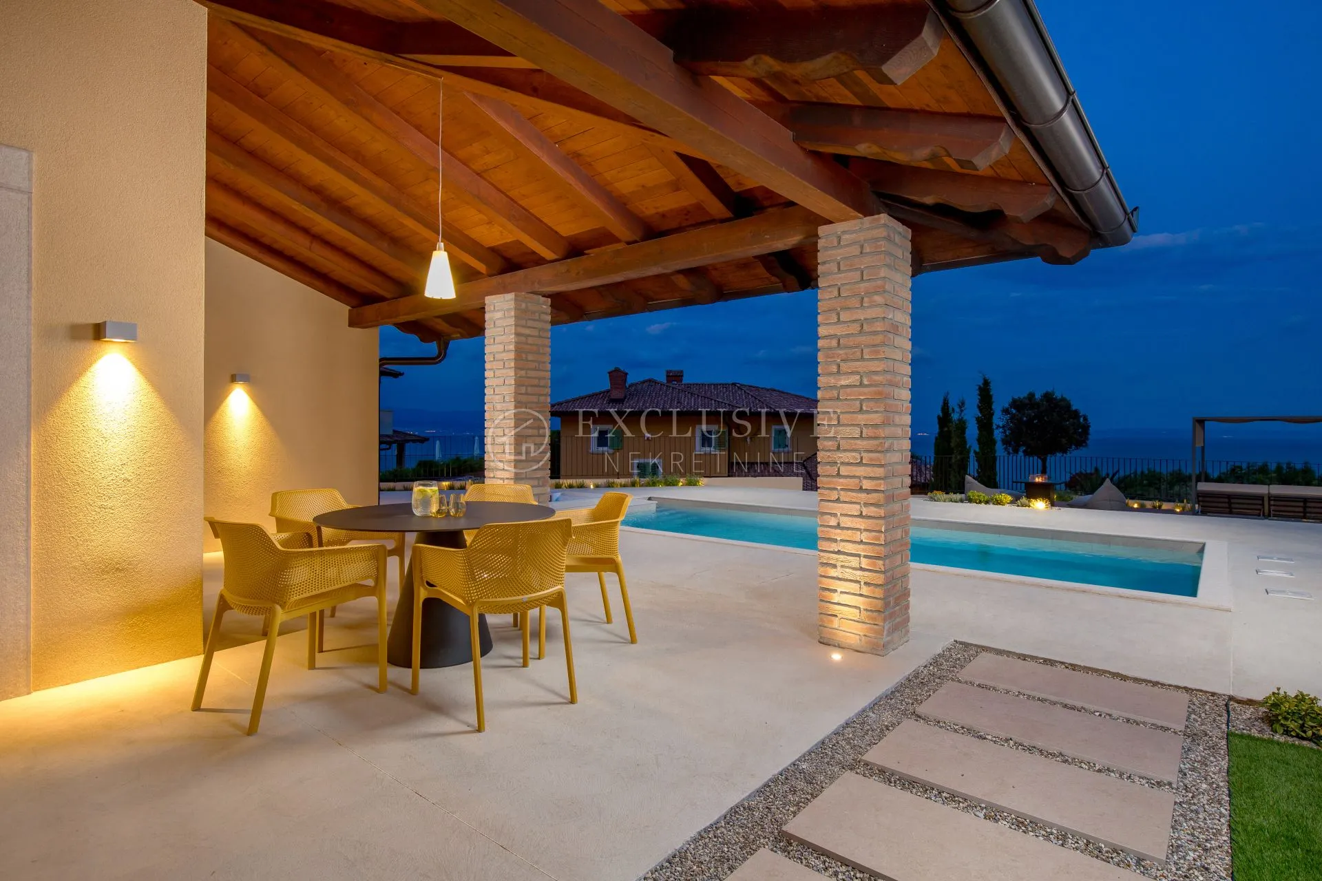 opatija rivijera - novosagrađena mediteranska vila na litici blizu mora - slika 59