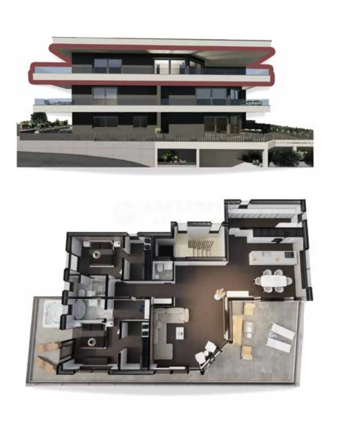 opatija centar - moderna novogradnja - luksuzni penthouse - slika 18