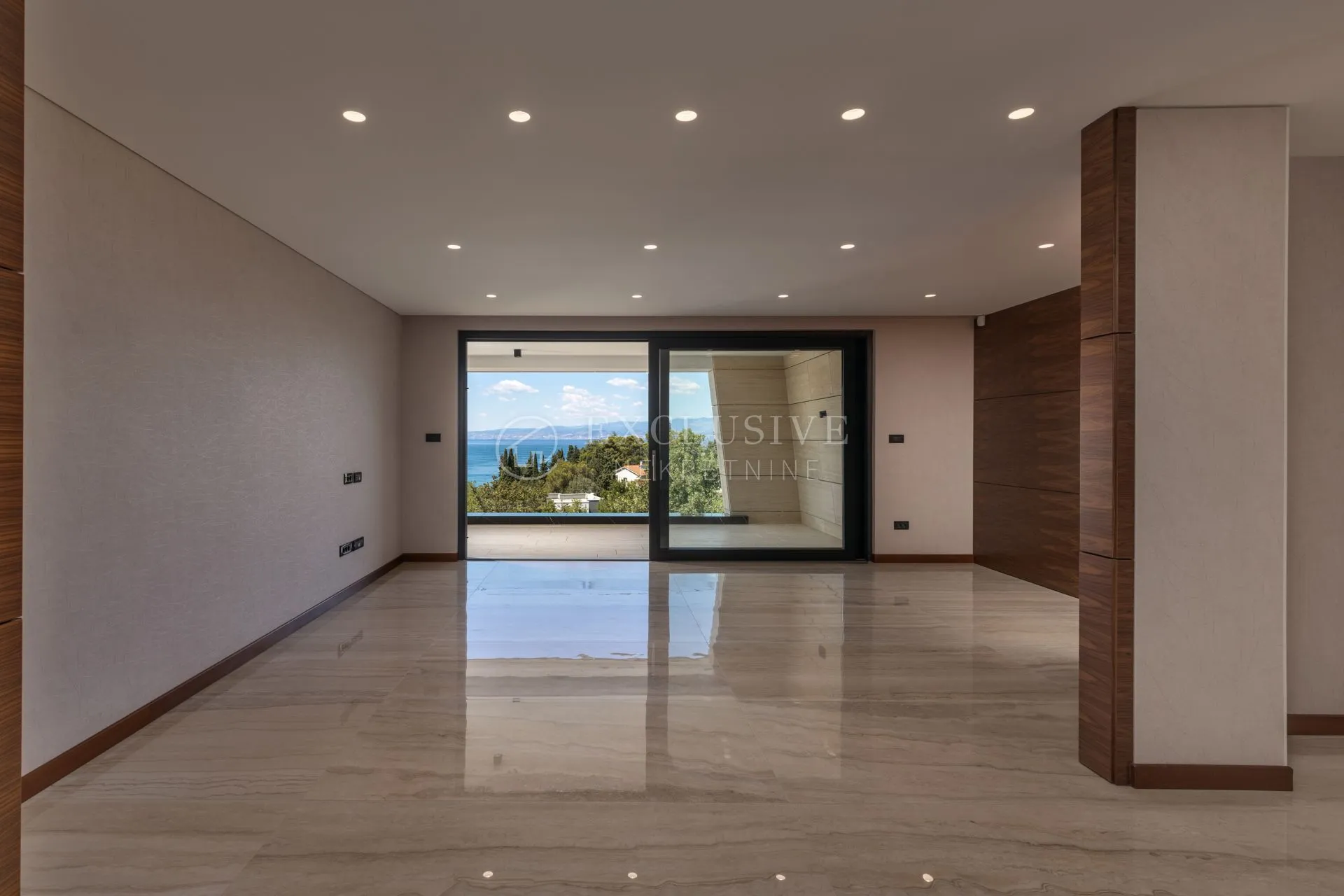 otok krk, malinska - luksuzni penthouse s vlastitim bazenom ! - slika 9