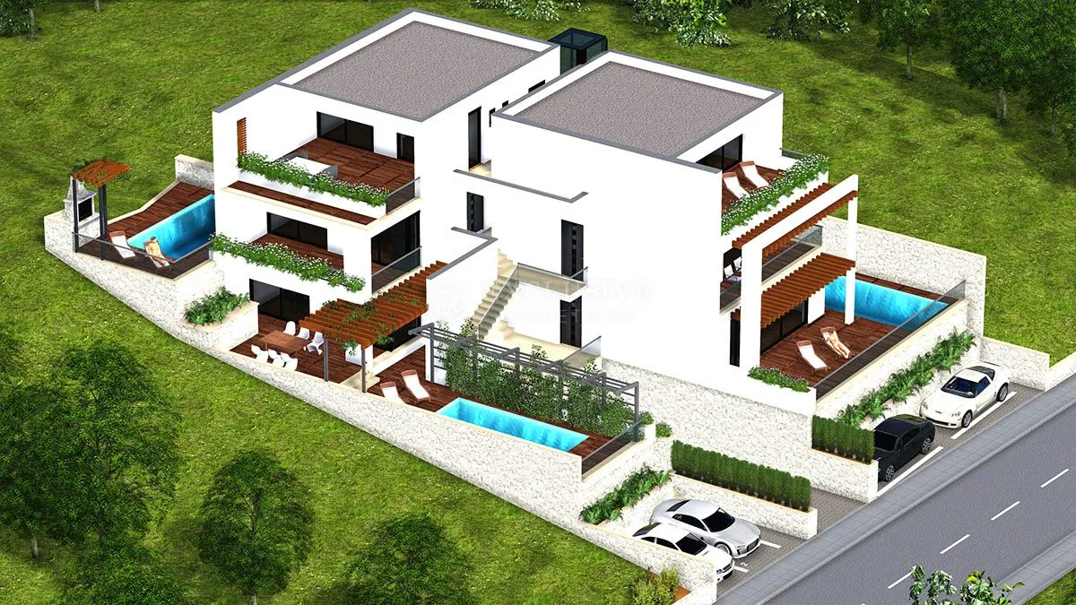 crikvenica - luksuzni dvoetažni apartman u modernoj vili - slika 16