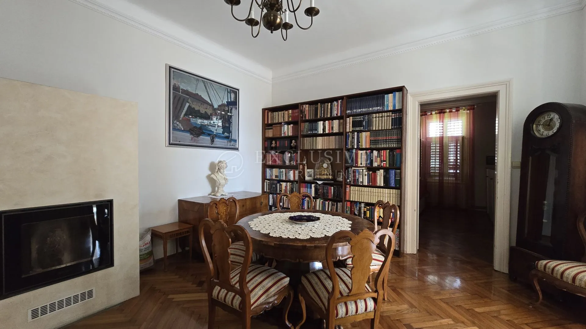 opatija gospodski stan 185m2, strogi centar, 80m do mora ! - slika 4