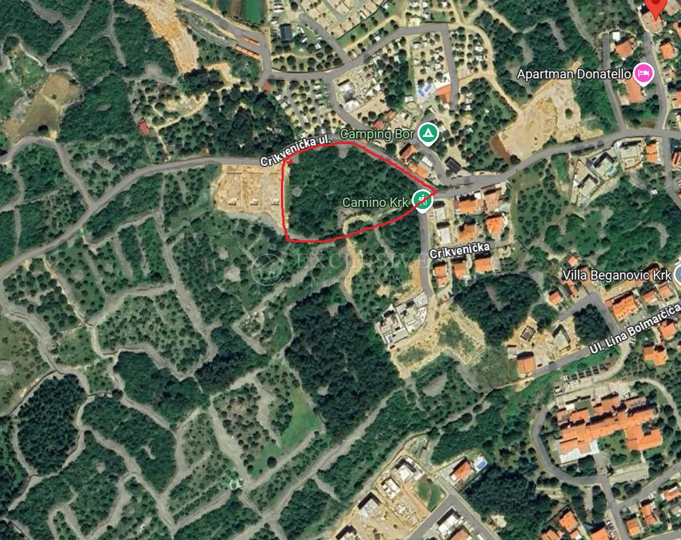 grad krk - građevinsko zemljište 7500 m2, blizina plaže ježevac - slika 2