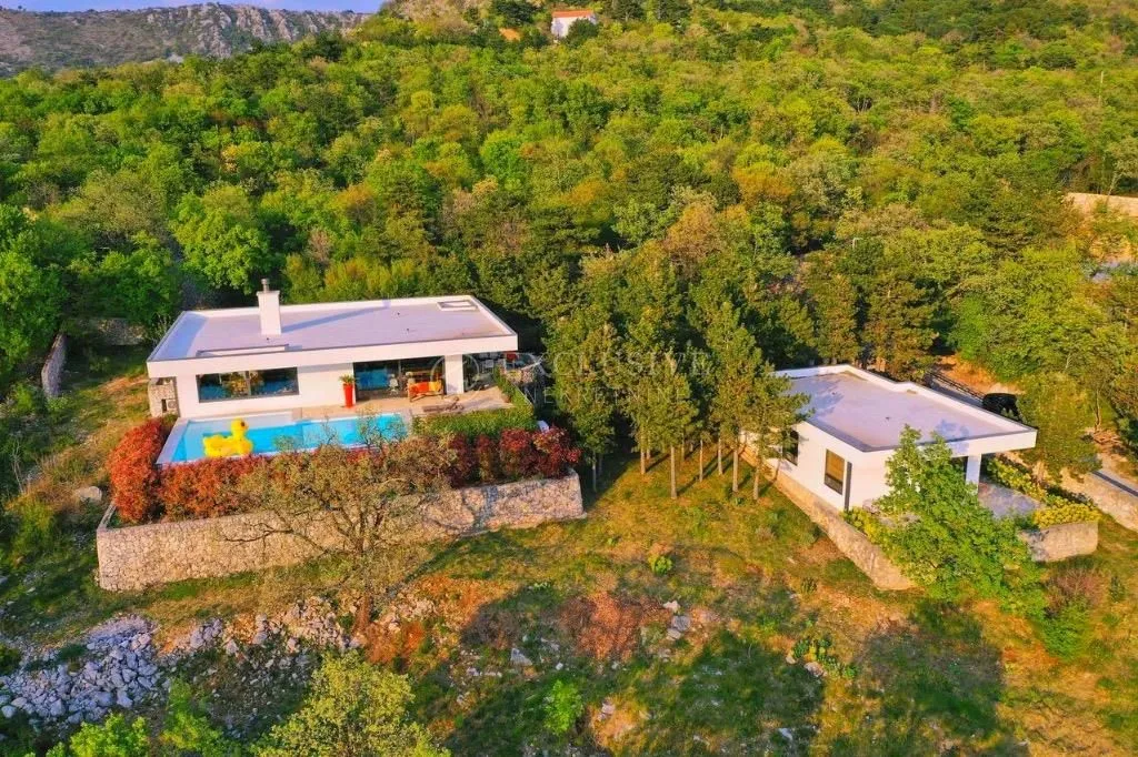 kostrena, vila 120 m2 sa bazenom i pogledom na more - slika 9