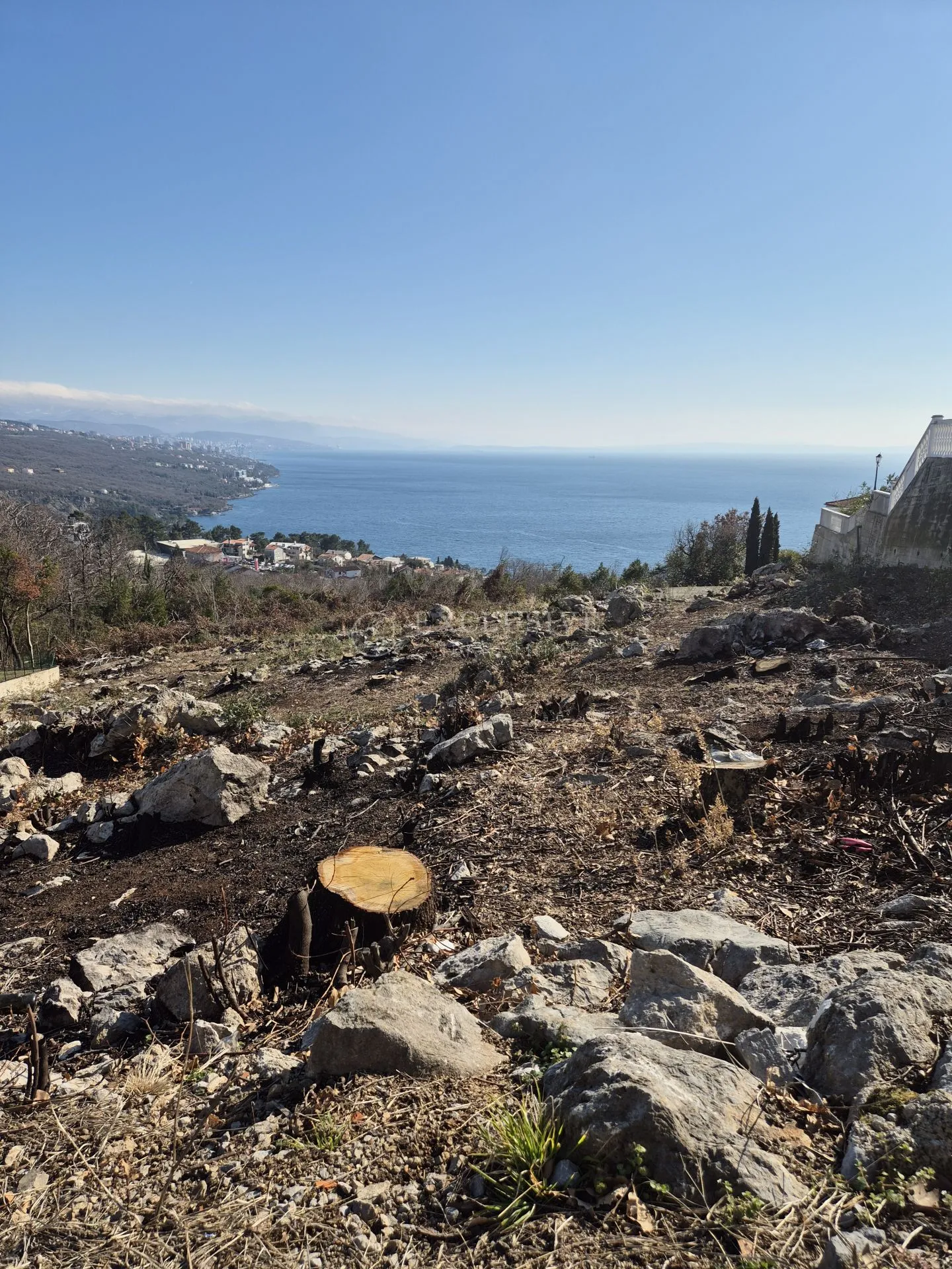 opatija, gornja cesta, građevinsko zemljište 2300 m2 sa pogledom na more - slika 5