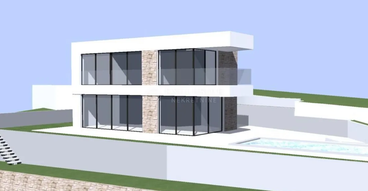 ičići, poljane - luksuzna nova vila s bazenom - slika 26