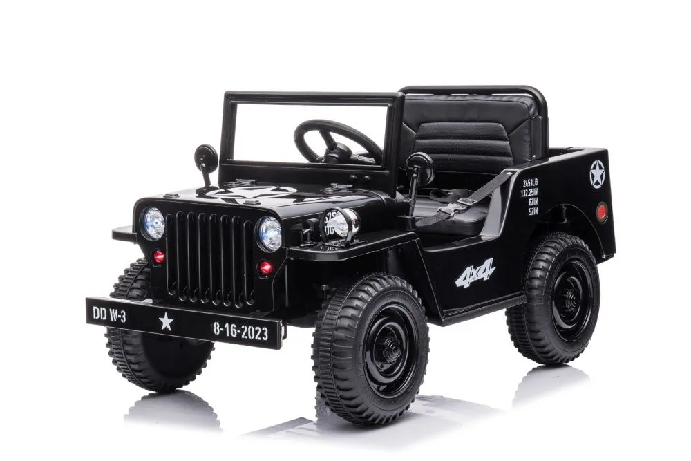 auto na akumulator jh-103 4x4 - crni - slika 3