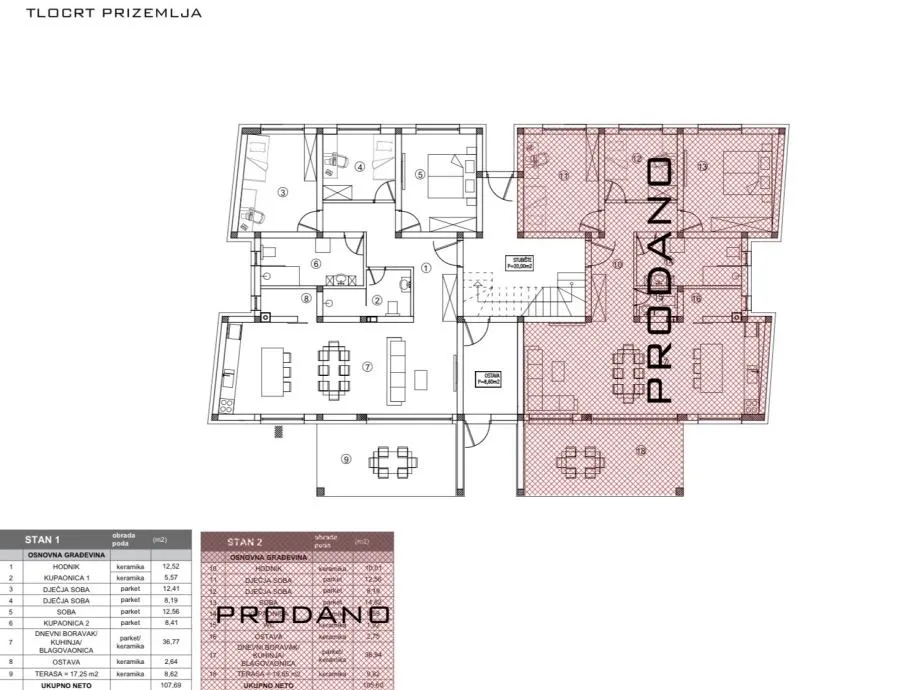 stan: tvrđavica, 116.32 m2 + vrt, prizemlje, novogradnja (prodaja) - slika 8