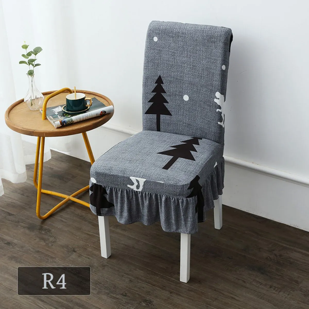 retro style - navlake za stolice s volanima - slika 5