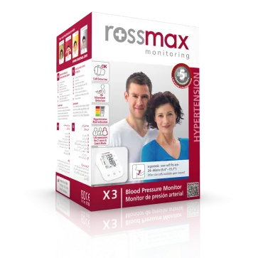 automatski tlakomjer na nadlakticu rossmax x3 - slika 2
