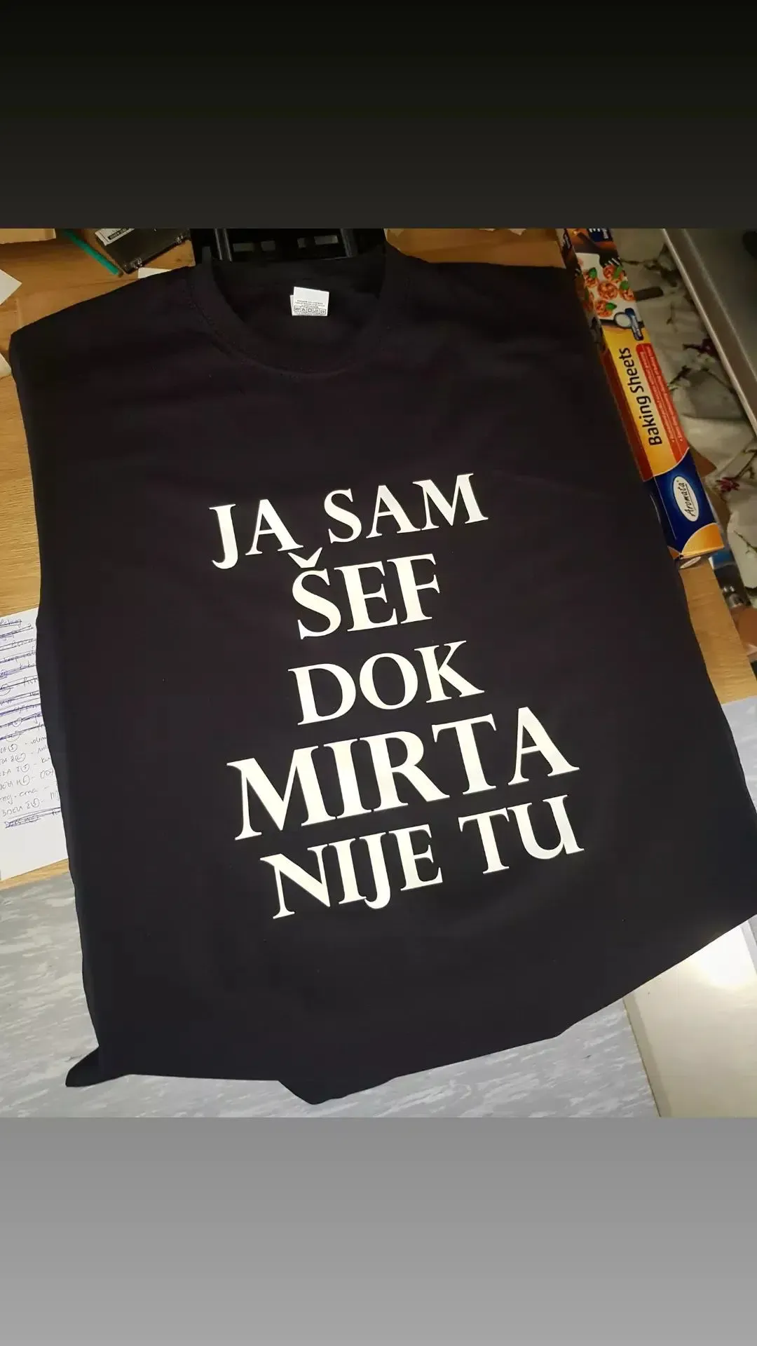 majica za šefa i šeficu - slika 5