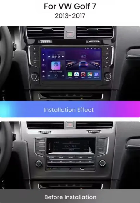 original multimedija za vw golf 7 kamera carplay gps wifi navigacija - slika 16