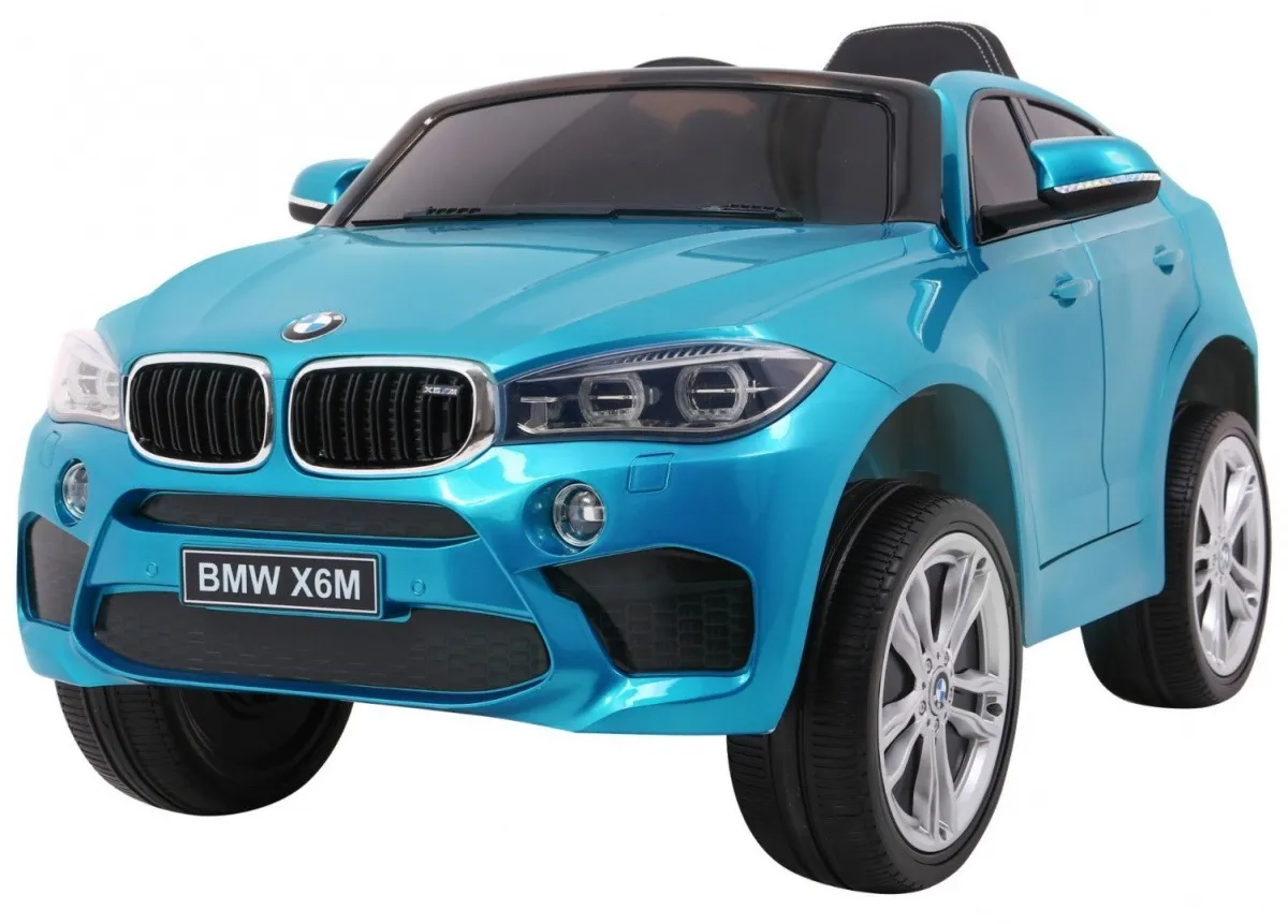 Licencirani auto na akumulator BMW X6M - plavi/lakirani - Mursko Središće