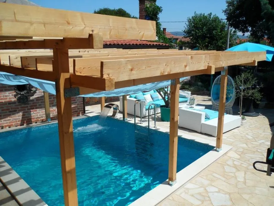 kuća s bazenom: otok krk, muraj, 120 m2, kod marine punat (prodaja) - slika 5