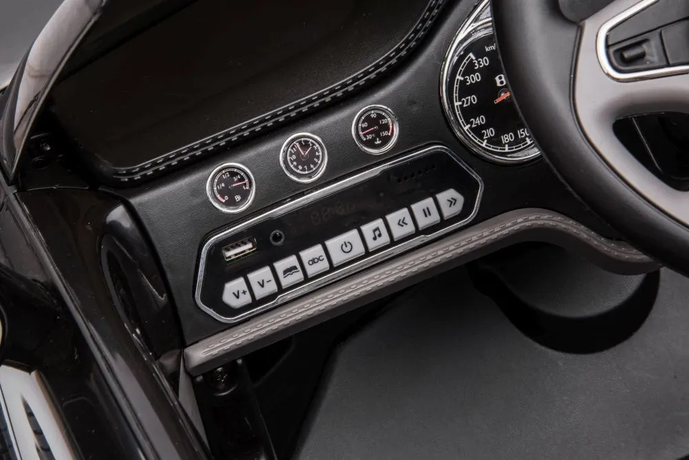 licencirani auto na akumulator bentley mulsanne - crni - slika 7