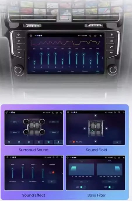 vw folf 7 2012-2018 originalna 2din multimedija radio navigacija ekran - slika 12