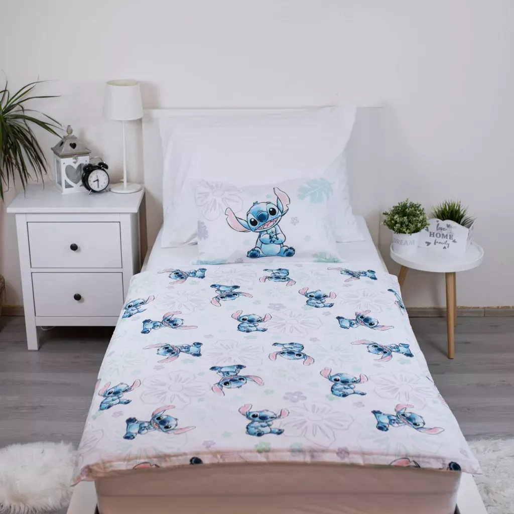 lilo & stitch ‘ohana’ posteljina za bebe, 100×135 cm - slika 3