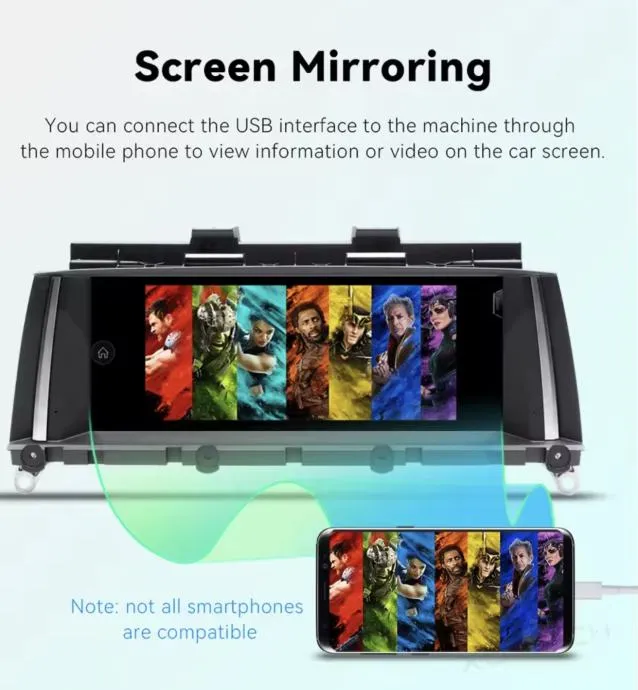 bmw x3 f25 x4 f25 original multimedija android navigacija kamera radio - slika 10