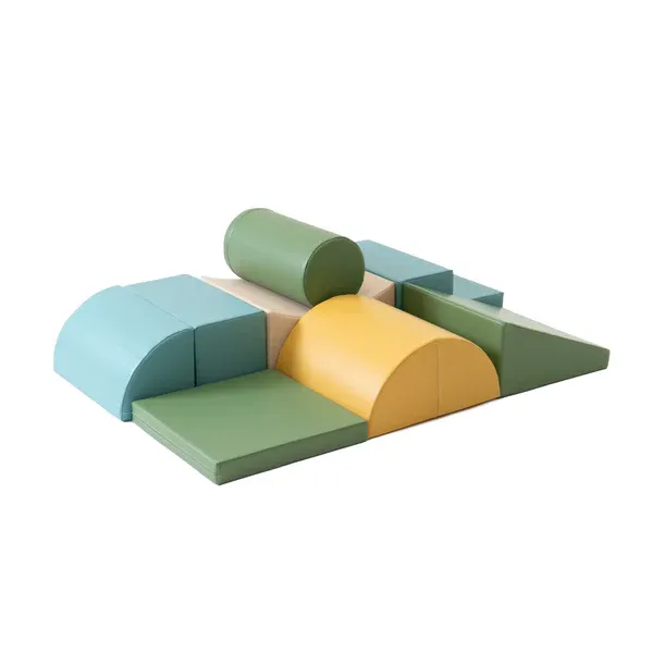 set od 8 pjenastih blokova soft play - pastelno tirkizni avanturist - slika 7