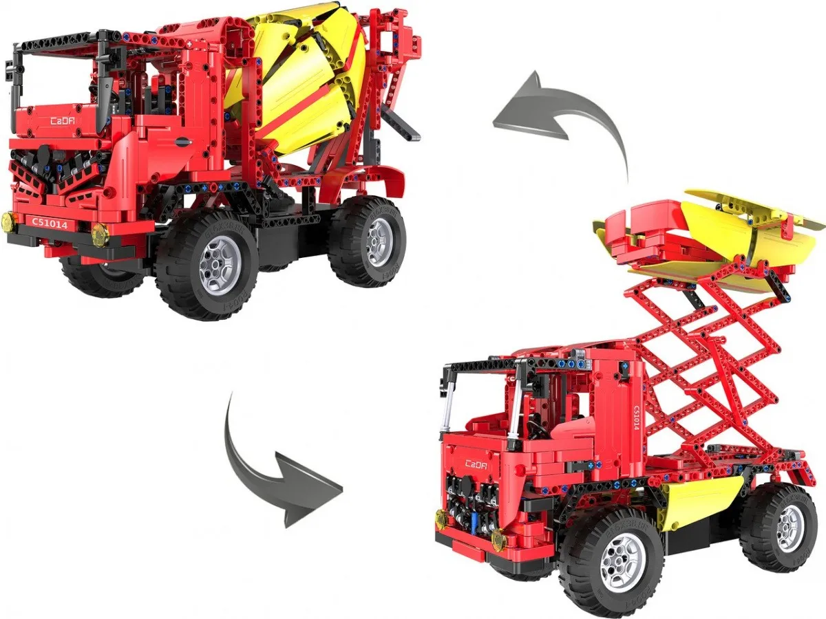 auto na daljinsko upravljanje r/c toy car concrete mixer 814 ee - slika 2