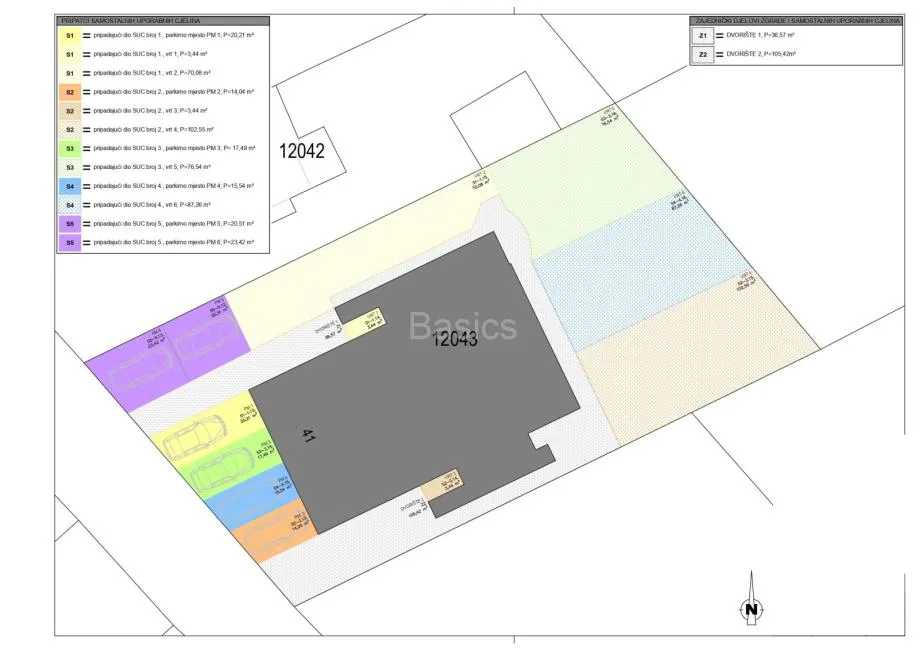 otok pag - mandre, 3soban apartman + vrt + garaža,100,32 m2 - slika 16