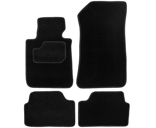 Tekstilni Auto Tepisi Za Bmw 1 E87 2004-2011 - Crni- Komplet - Županja