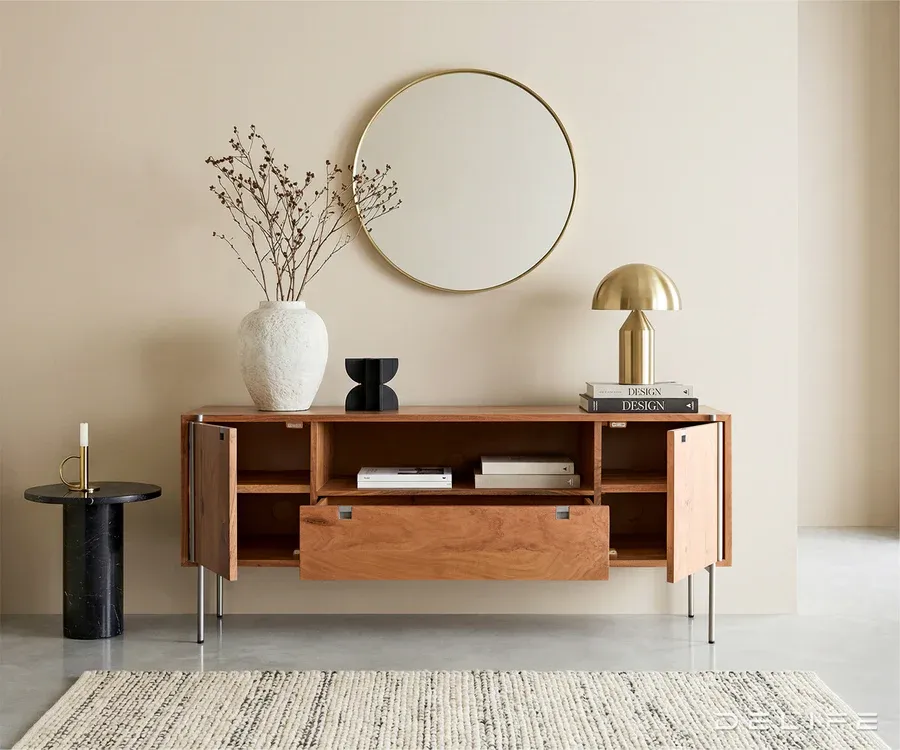 komoda rivoro 173x48cm, materijal: bagrem - slika 2