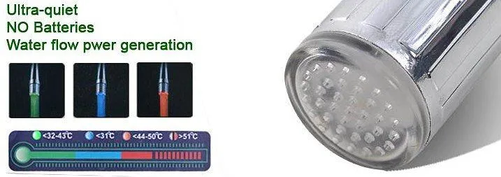 led lampa za pipu, slavinu (3 boje) - slika 3