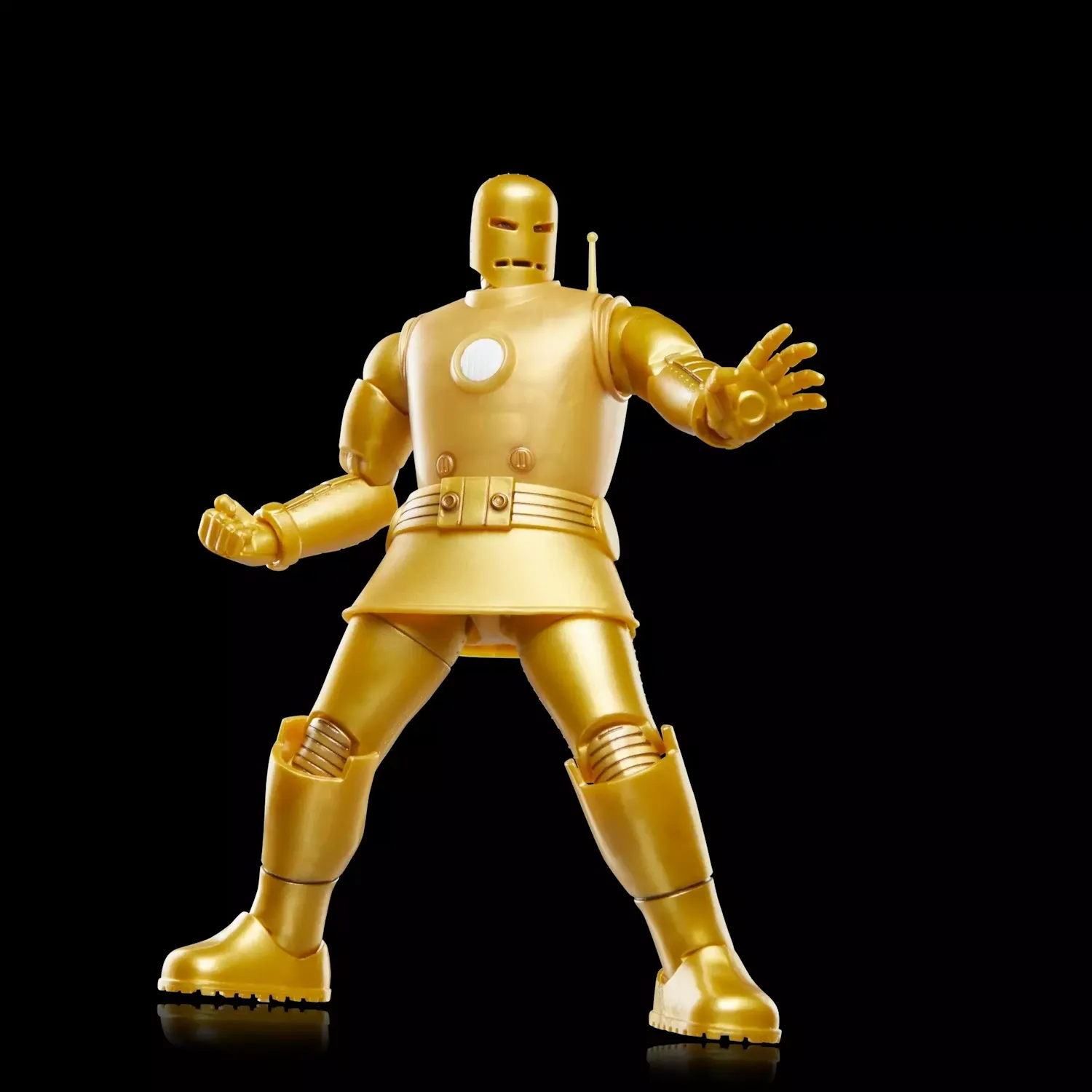 marvel legends series: iron man (model 01 – gold) figura, 15cm - slika 4