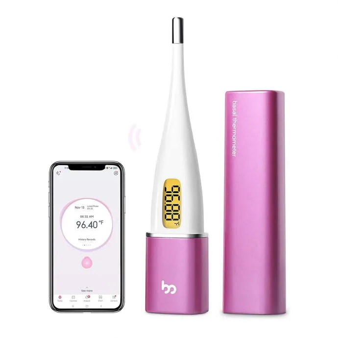 bazalni toplomjer, femometer vinca ii, zlatne boje - slika 3