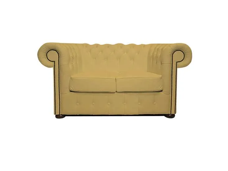 Chesterfield Dvosjed Class Leather | 2-sjedišta | Ivory - Ježdovec, Zagreb