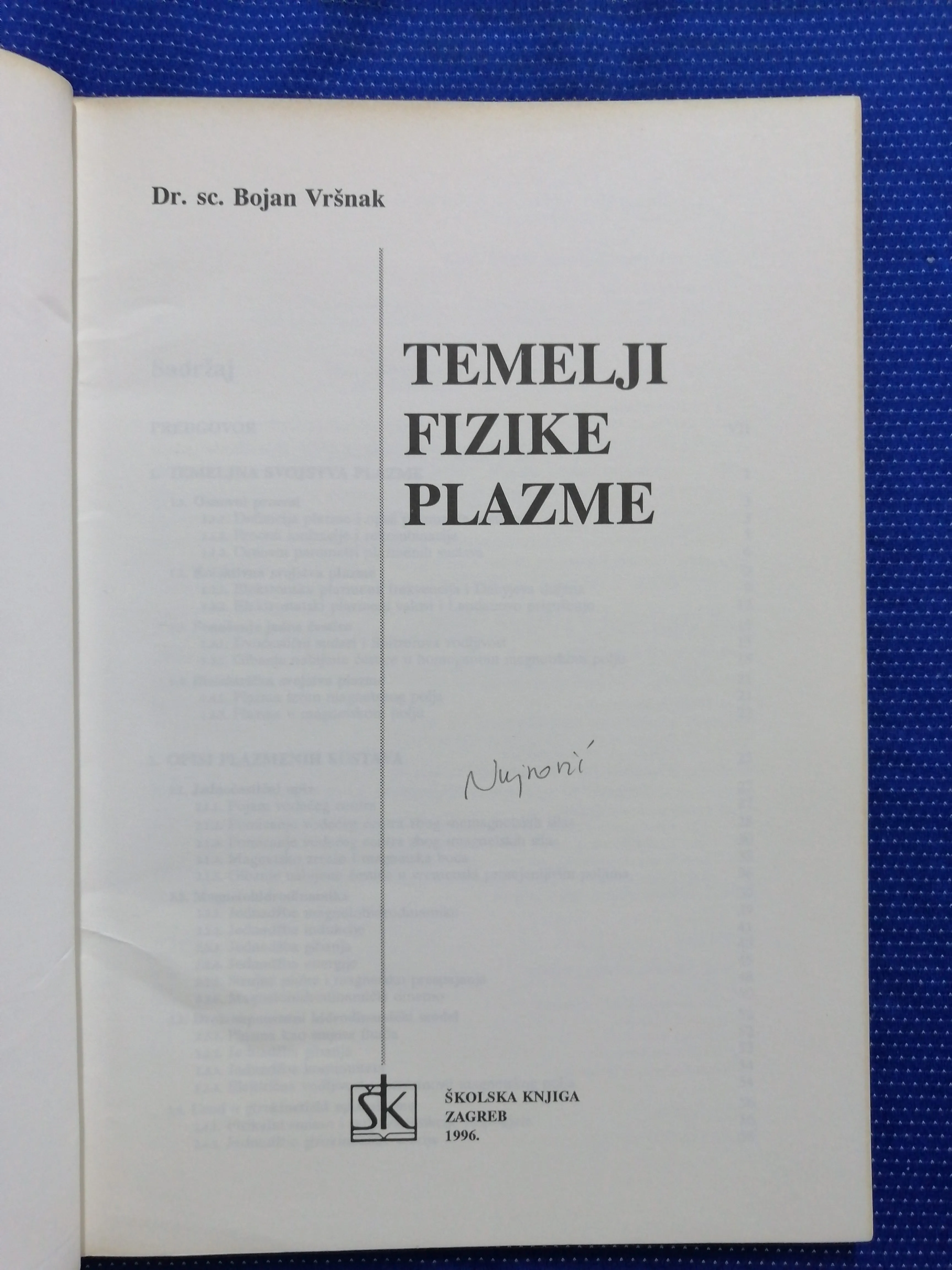 bojan vršnak – temelji fizike plazme - slika 2