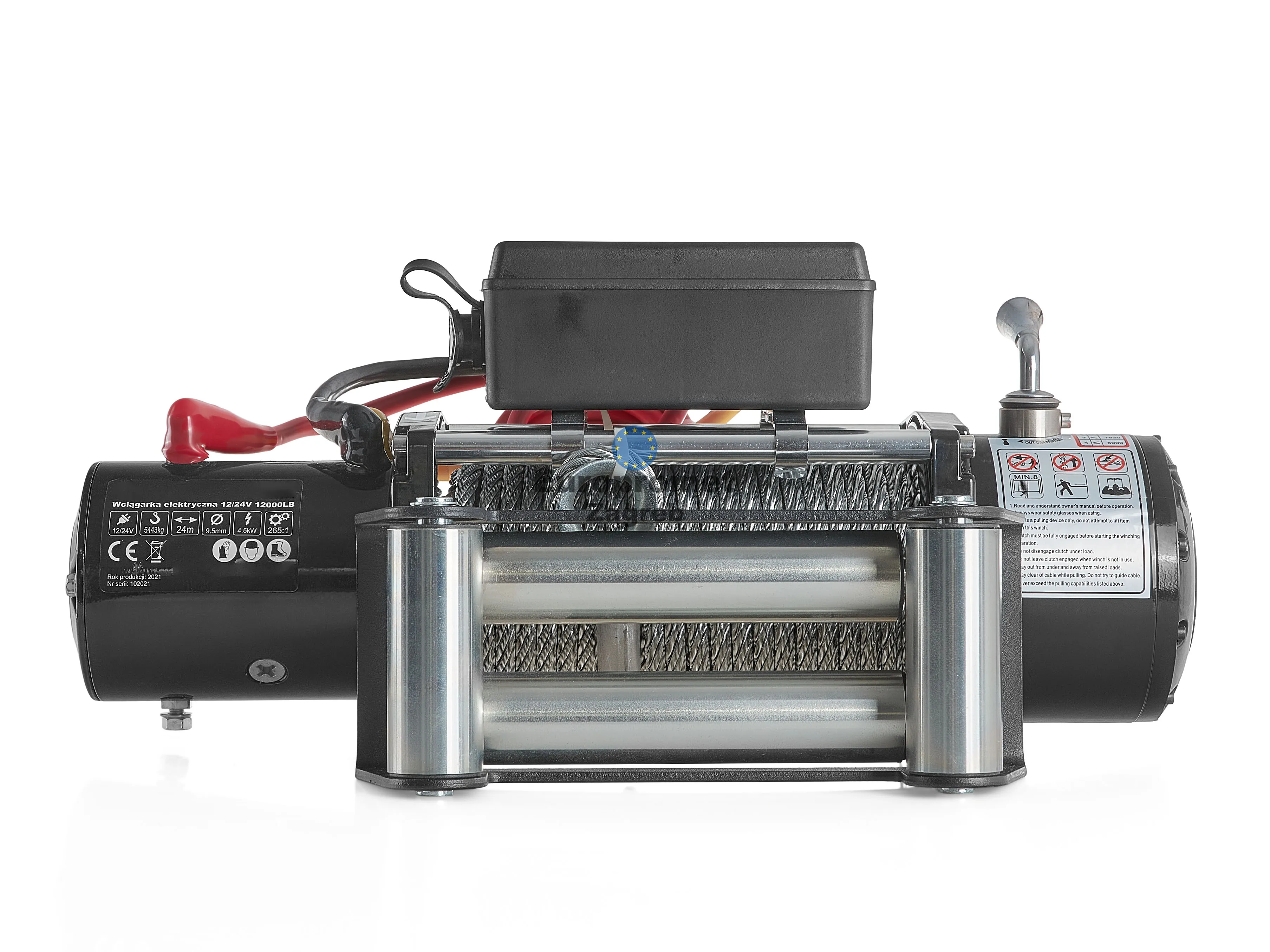 električno vitlo 12v 12000lb(5443 kg) novo račun garancija dostava !! - slika 2