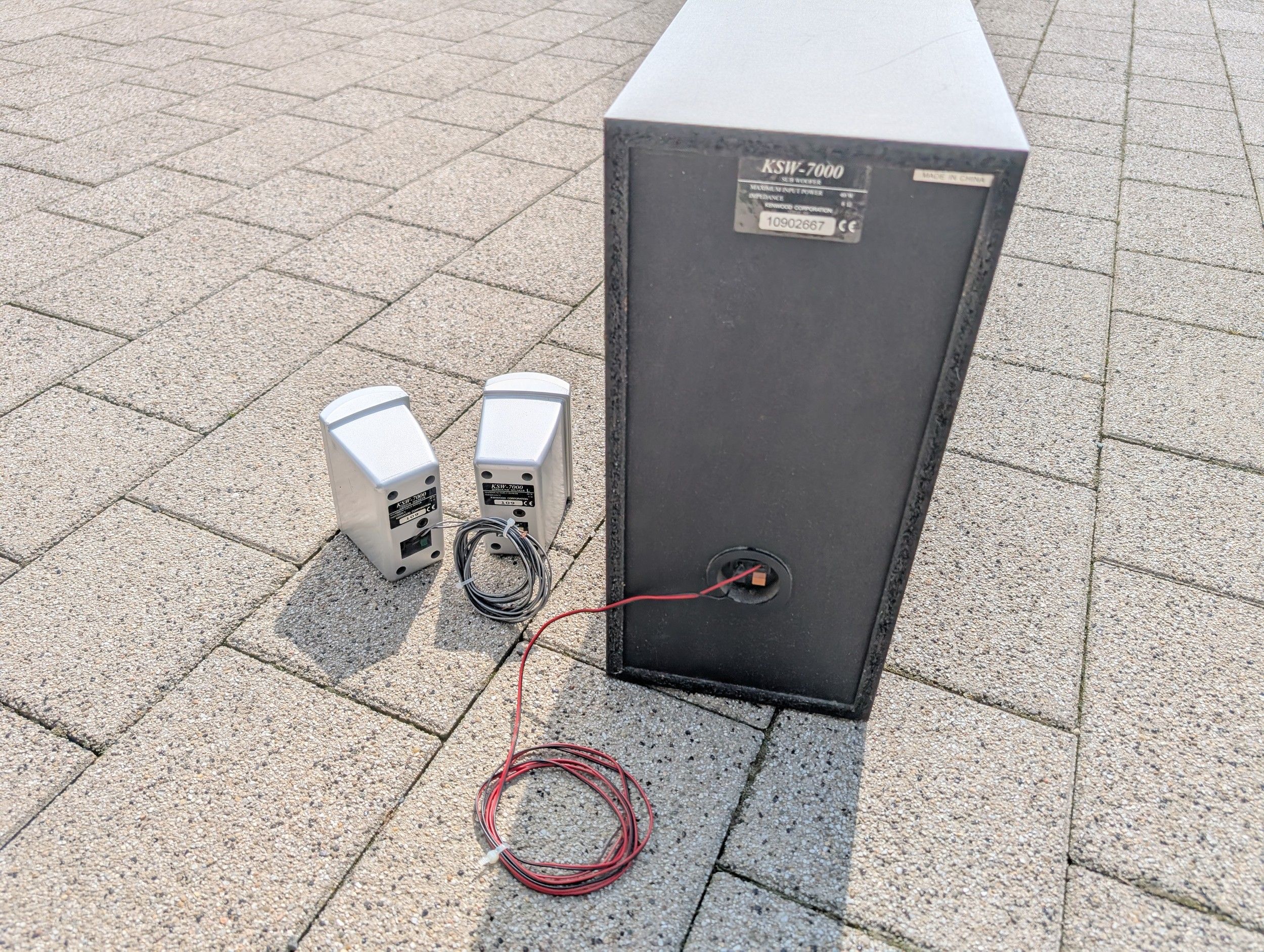 subwoofer kenwood ksw-7000 i dva zvučnika - slika 5