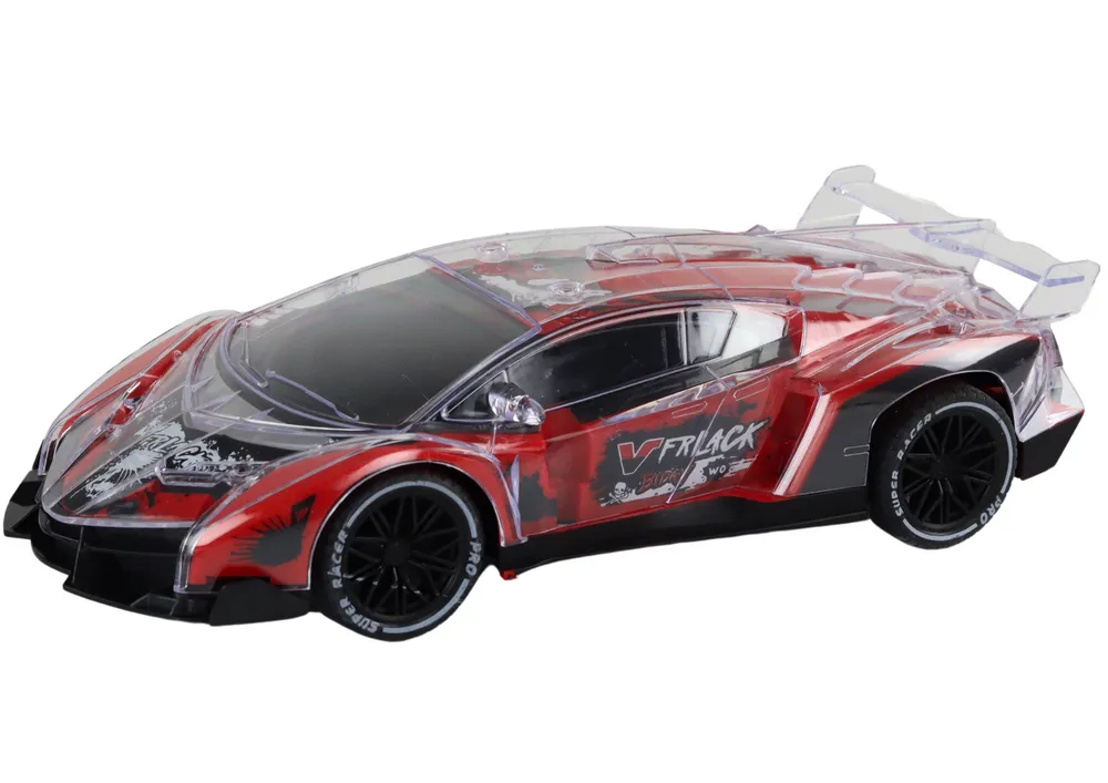auto na daljinsko upravljanje rc sports car 1:16 - crveni - slika 3