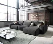 kutna garnitura lanzo xl 380x176x69cm, materijal: mikrofibra - slika 4