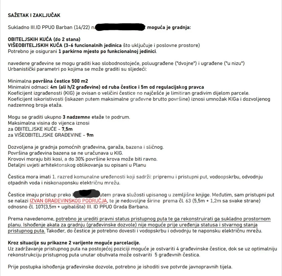 prostrano građevinsko zemljište s izrađenom analizom mogućnosti gradnje - slika 6