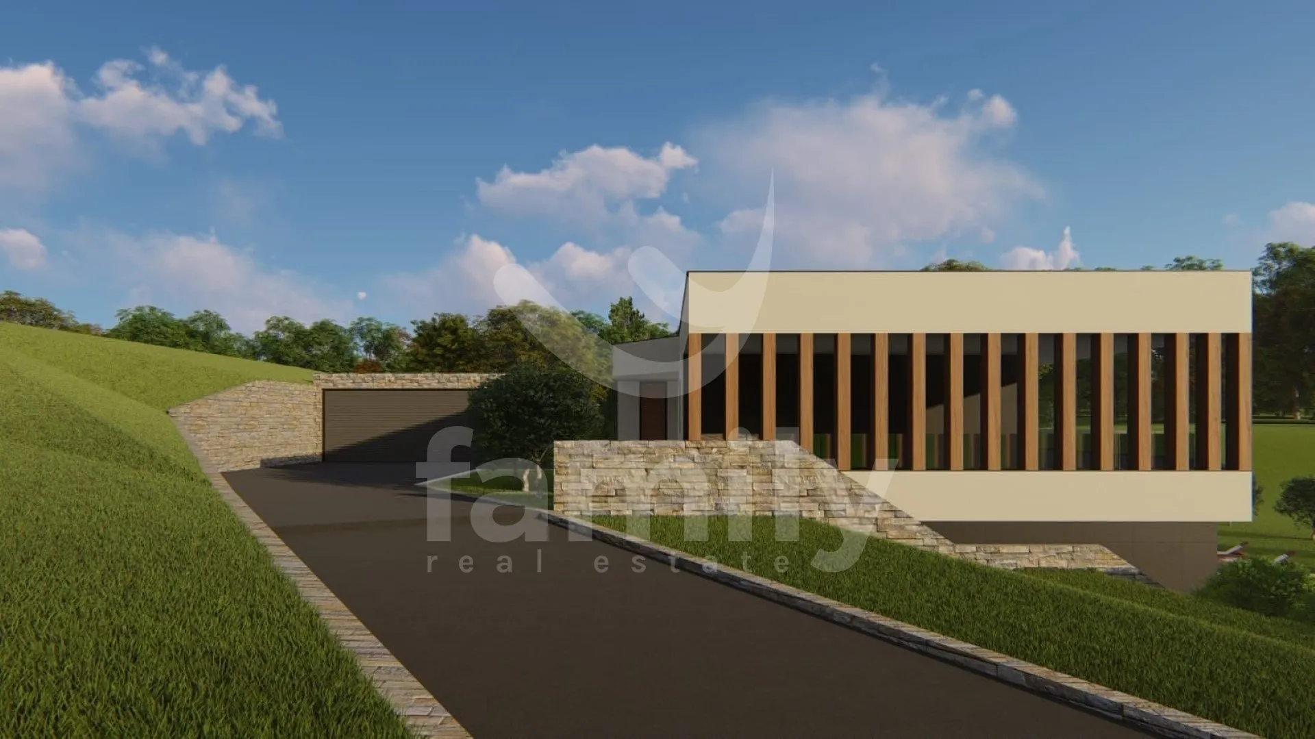 prostrano građevinsko zemljište sa projektom na mirnoj lokaciji - slika 5
