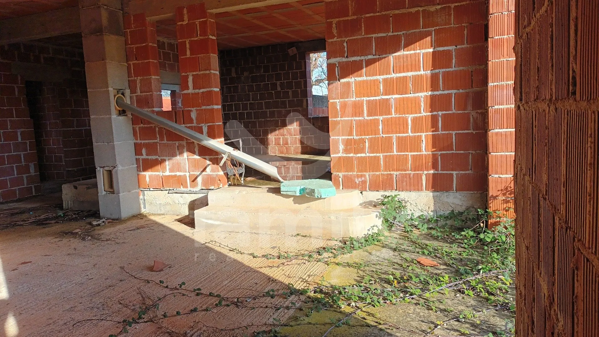 rohbau vila, veliko zemljište, pogled more - slika 7