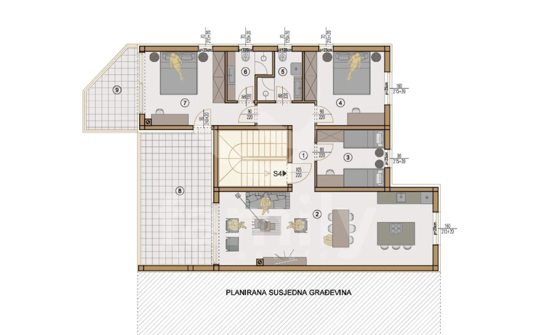 vrhunski dizajn i udobnost-moderan penthouse - slika 10